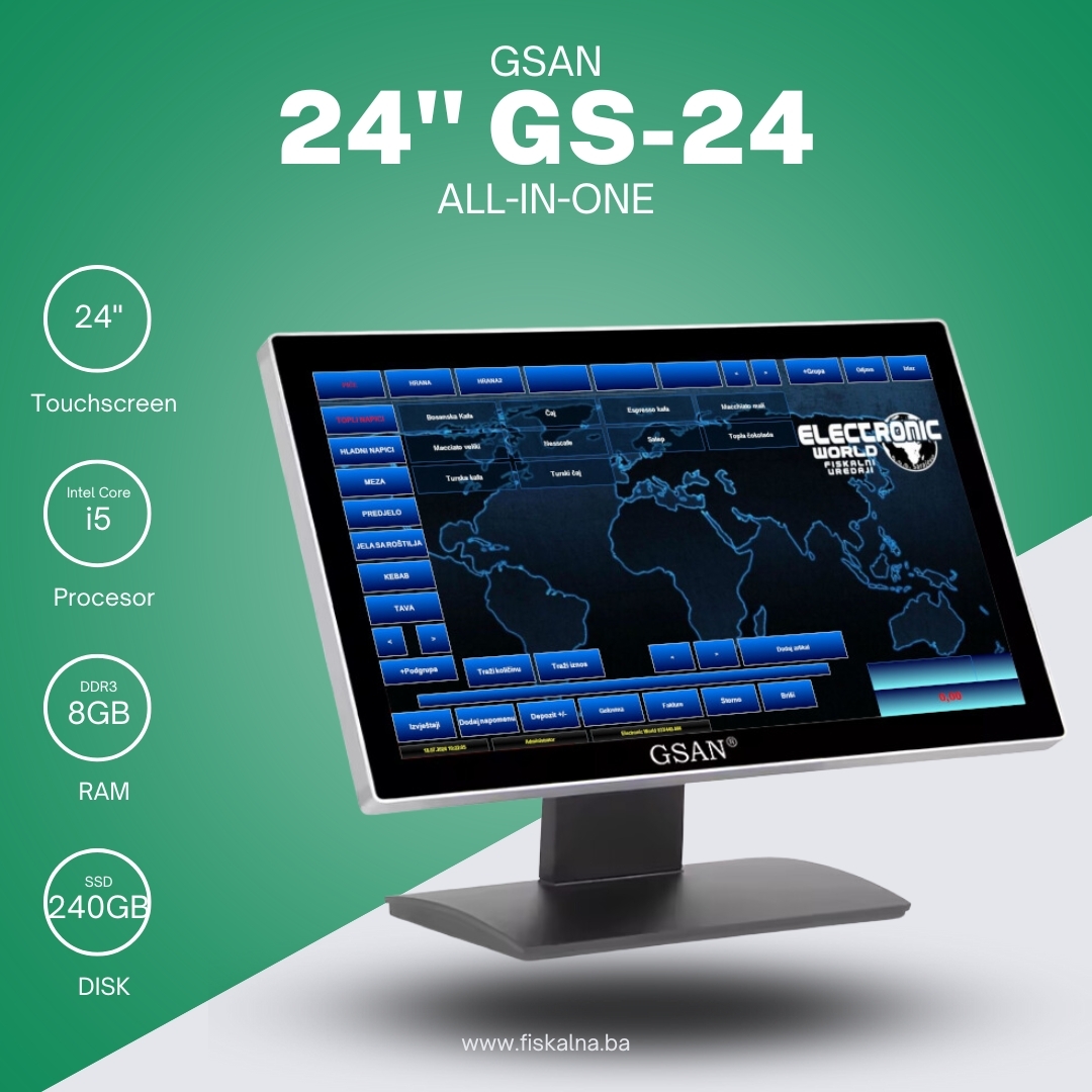 24" GS-24 AiO Touchscreen