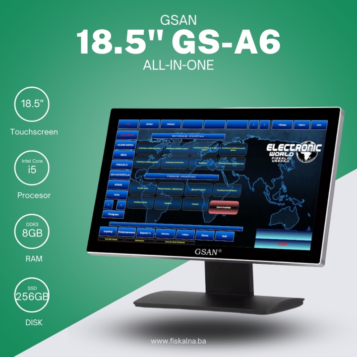 18.5" GS-A6 AiO Touchscreen