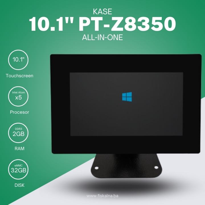 10.1" PT Z8350 AiO Touchscreen