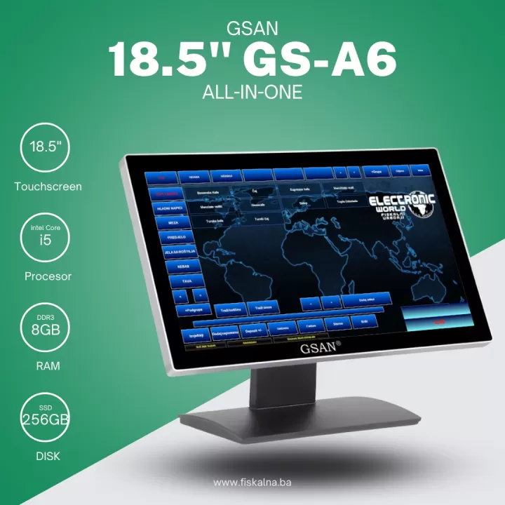 18.5" GS-A6 AiO Touchscreen