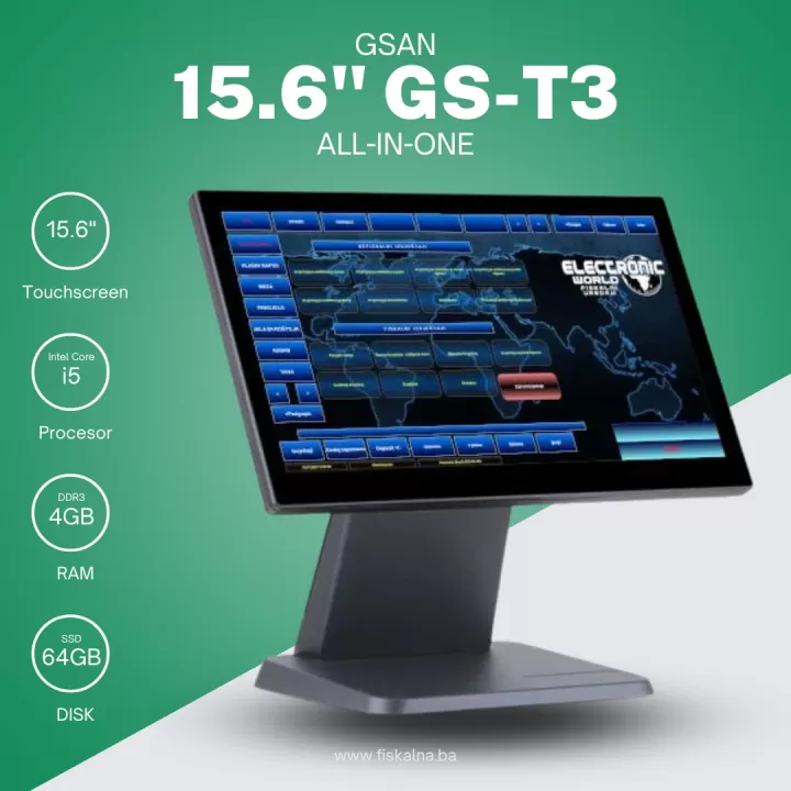 15.6" GS-T3 AiO Touchscreen